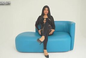 casting of my first time with a chocolate - BBC with a huge cock fucks me - porn in Spanish