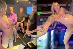 Bartender Fucks The Whole Bar