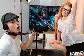 MatureClub - Redhead MILF Showhost Lenka Seduces her New Cameraman