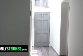 Family Strokes - Naughty Babe Gets Her Pussy Destroyed By Her Stepdad While Her Stepmom Is Watching