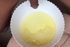 Peeing in a Bowl