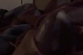 Massive load from throbbing black cock! NUT LIKE A VOLCANO