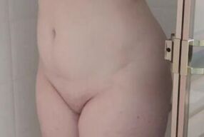 Sexy Redhead Shower Time Teaser