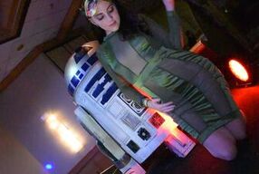 Sexy Tease at a Star Wars themed costume Party