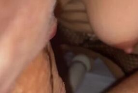 I love to masturbate with a dick in my mouth