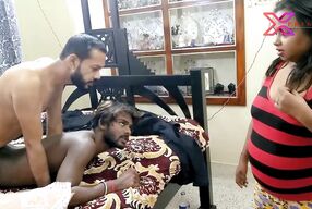 Friend and his Wife - joined hands in Threesome