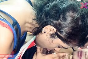 Hot Lesbian Best Friends Having Fun