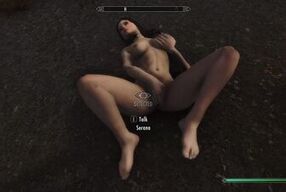 Skyrim - Serana Pussy Rubbing and Fingering