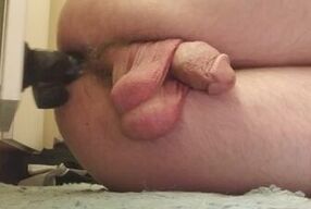 Girlfriend wanted to see my cock throb from anal