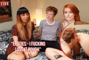 Ersties - Hot Threesome with a Strapon