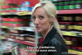 Authentic Czech POV with Marketa & Zbynek - Blonde bombshells get off in hot cumshots