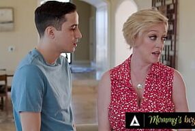 Dee Williams, the busty stepmom, lets her stepson pound her hard to show him how to handle a hard cock