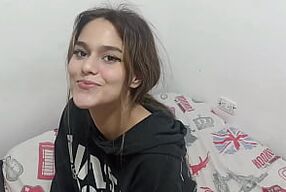 Lia Palvin begs for my warm ass and gets her big tits soaked in my warm milk