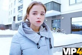 DEBT4k. Naive gal blows collectors dick in car before they have sex