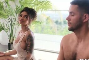 Fit Yoga MILF Medusa Rides Young Studs Cock All Day