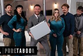 PURE TABOO Busty PAWG Codi Vore Teams Up With Stepson In Front Of Crying Husband To Win The Prize