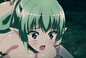 Horny Green Haired Bitch Likes To Make A Paizuri With Her Tits