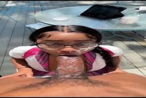 Thick Ebony Goes To PoundTown