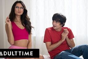 ADULT TIME - LOST MY GLASSES AND ACCIDENTALLY FUCKED MY STEPBRO! Eliza Ibarra And Ricky Spanish!